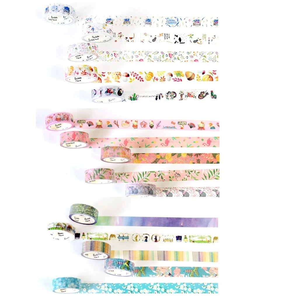 Washi Japanese style masking tape for journals, scrapbooks and decorations.