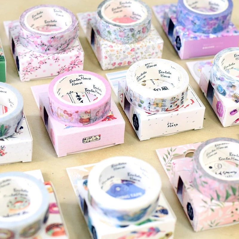 Washi Japanese style masking tape for journals, scrapbooks and decorations.