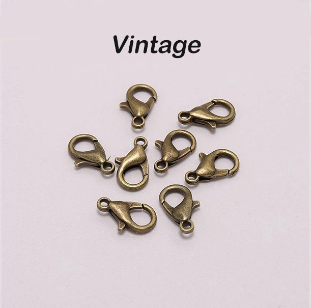 Keychain Split Ring, Eye Pin Screw, lobster hook, lobster clasp