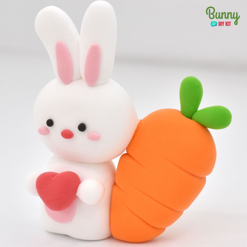 Bunny Light Air Dry Clay DIY Kit with Full Video Tutorial