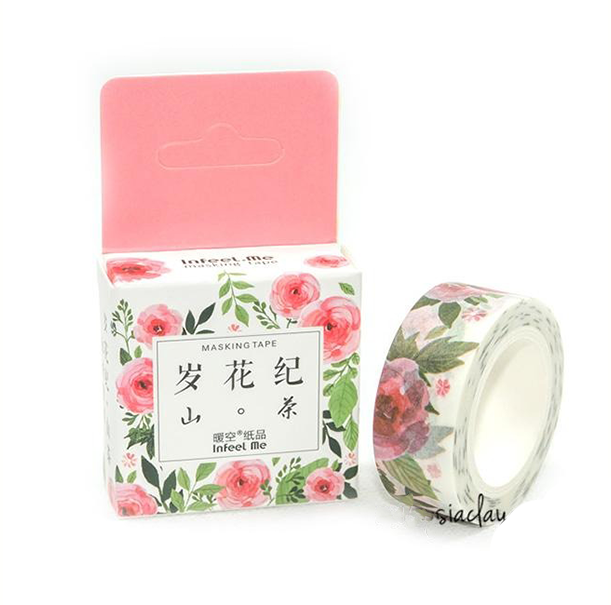 Washi Japanese style masking tape for journals, scrapbooks and decorations.