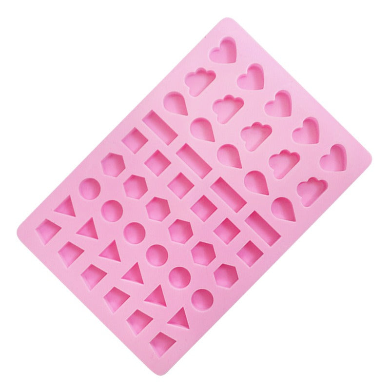 Geometric patterns silicone mold 49 cavity for gummy, chocolate, epoxy resin, uv resin making