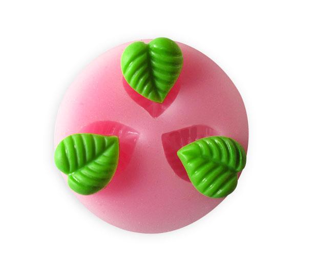 Miniature Leaf Silicone mold - 3 Designs