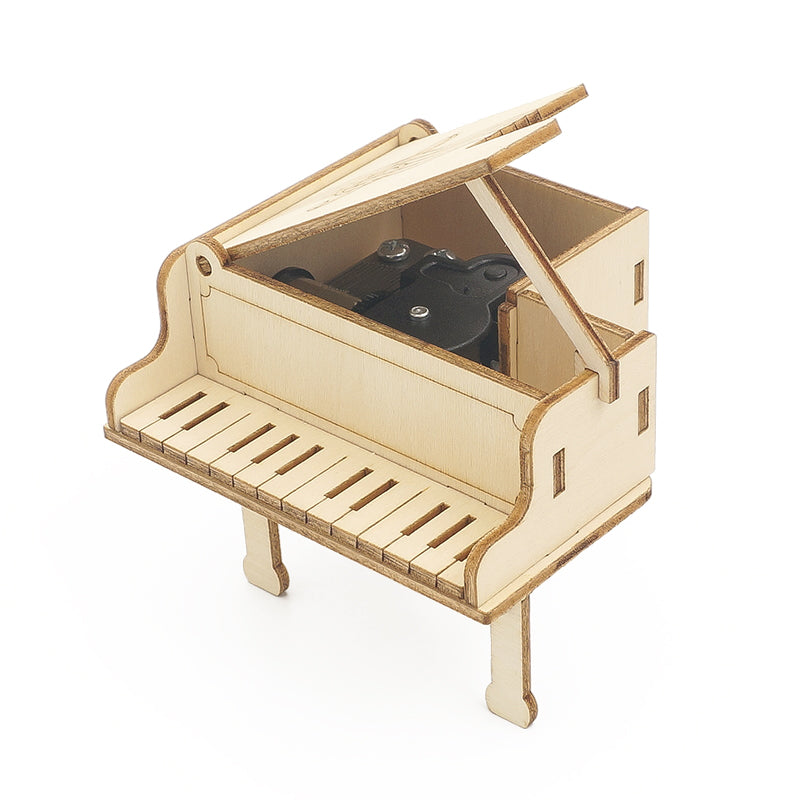 Piano Music Box DIY Puzzle Pack STEM Toy | Science Education Set with Robotic Project | Rbt School Project