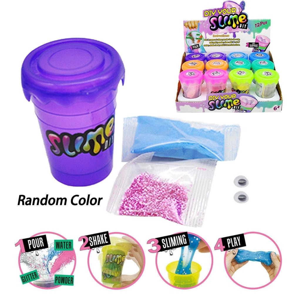 Diy Slime Shake Project Set Slime Making Kit Glitter Slime