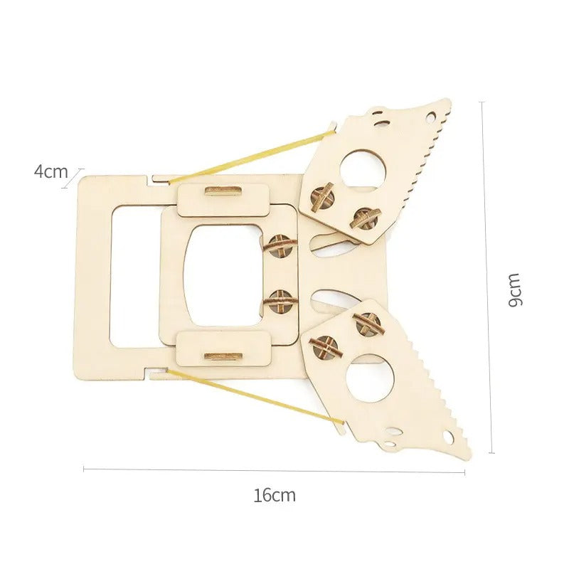 Robot Arm Rubber Band DIY Puzzle Pack STEM Toy | Science Education Set with Robotic Project | Rbt School Projects