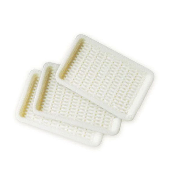 Miniature Rattan Tray - White