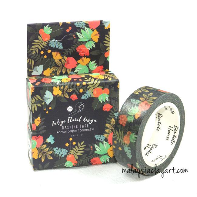 Floral Japanese style masking tape