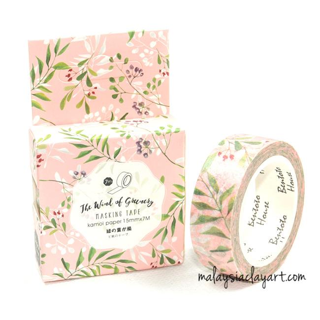 Floral Japanese style masking tape