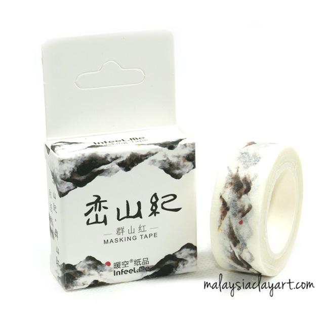 Mountain Japanese style masking tape