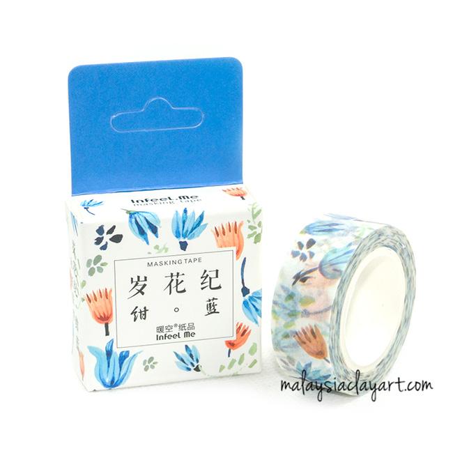 Floral Japanese style masking tape