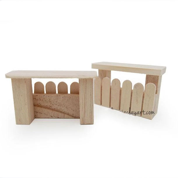 1 x Miniature Wooden Rack For Vase | Multipurpose