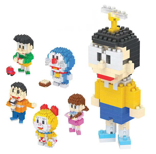 Doraemon Micro Building Block Bead Model Dorami Nobi Nobita and Friends