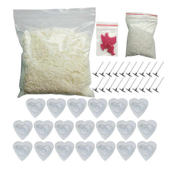 Heart Shaped Candles DIY kit