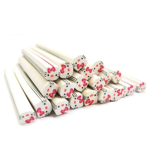 1 x Hello Kitty Polymer Clay Cane