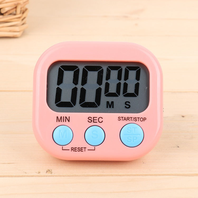 Digital Kitchen Timer Electronic For Cooking Shower Study Stopwatch