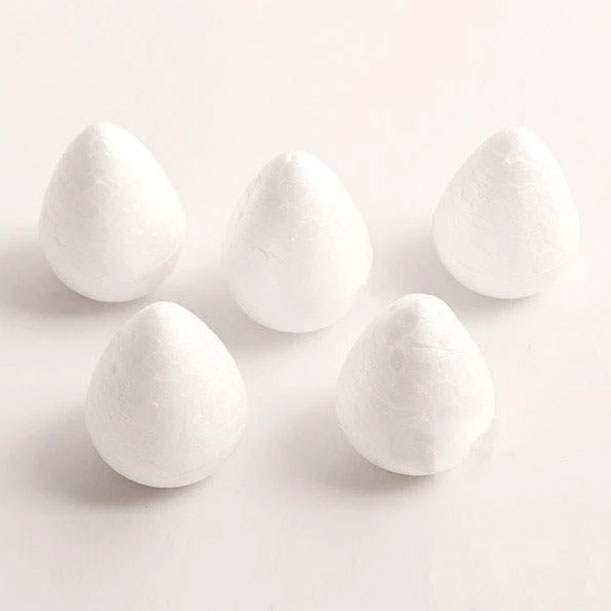 1 x Styrofoam Tear Drop Rose Buds Shape