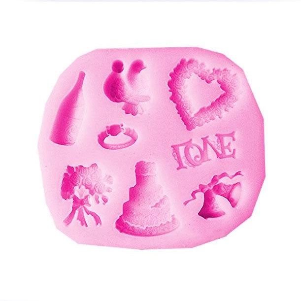 Wedding Element Silicone Mold - 8 Designs