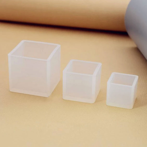 Square High Gloss 3 sizes Silicone Mold