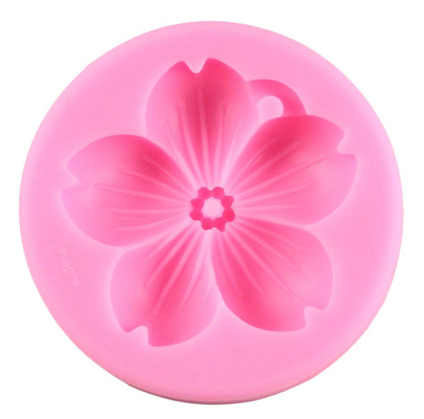 Sakura Flower Shaped Silicone Mold - 1 Cavity