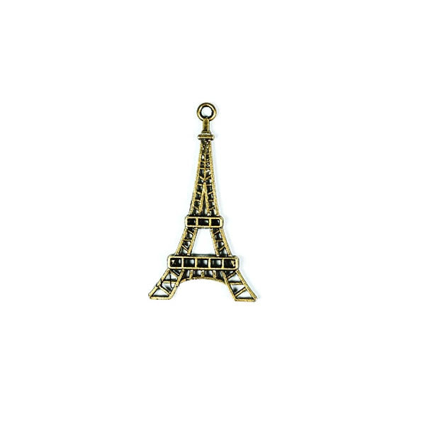 1 x DIY Zakka Vintage Eiffel Tower Charm (4.5cm)