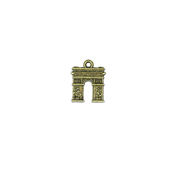 1 x DIY Zakka Vintage Paris Triumphal Arch Charm (1.8cm)