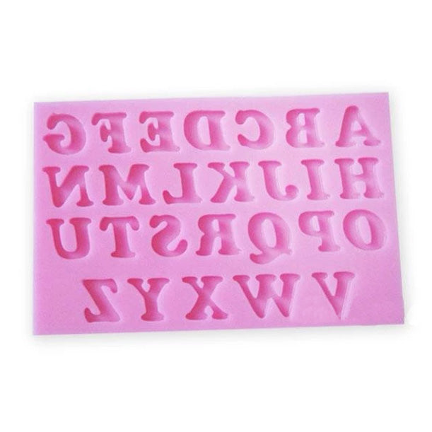 Alphabet A-Z Upper Case Silicone Mold