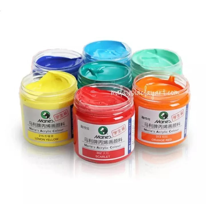 100ml Marie's Acrylic Color bottle pack Acrylic paint