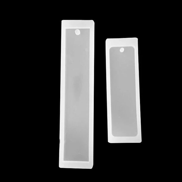 2 x Plain Rectangular Bookmarks Silicone Mold