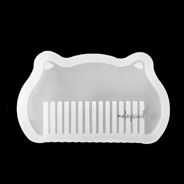 Comb Shaped Silicone Mold With 2 Holes | AB Resin