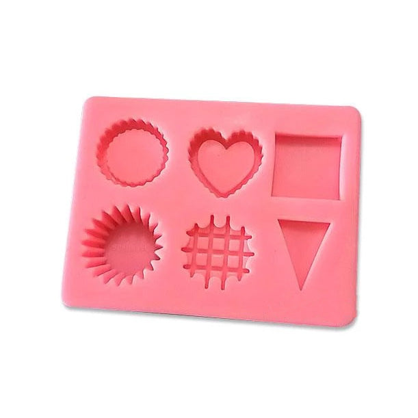 Cupcake Base Square Love Triangle Silicone Mold