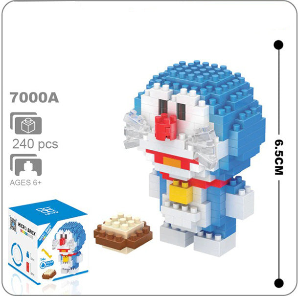 Doraemon Micro Building Block Bead Model Dorami Nobi Nobita and Friends