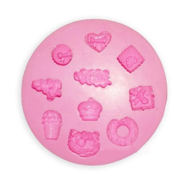 Lollipop Donut Doughnut Cake Silicone mold - 10 Designs