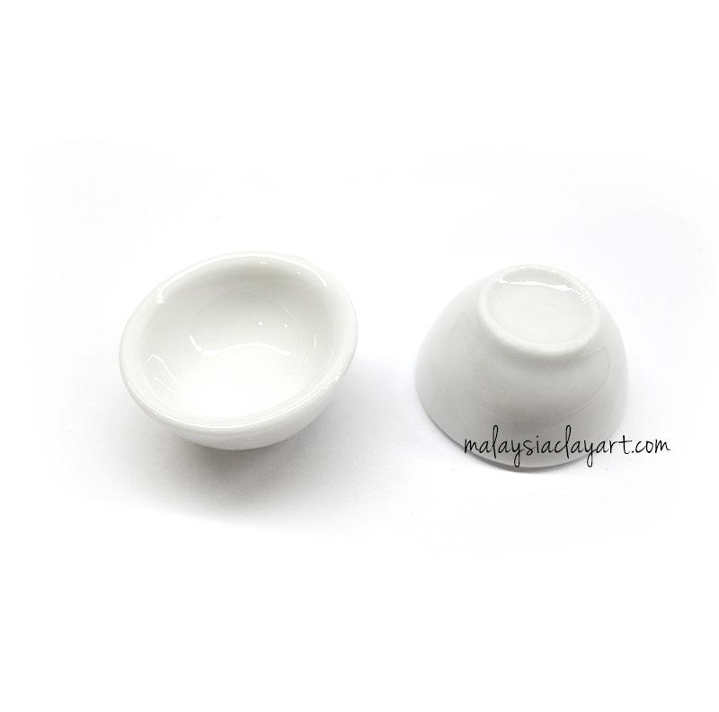 Plain Ceramic Bowl Miniature