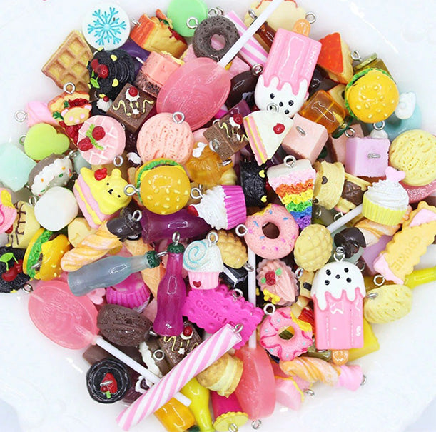 Food Assorted Mix Kawaii Decoden Kit Cute Cabochons