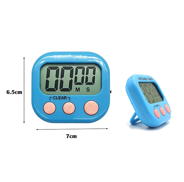 Digital Kitchen Timer Electronic For Cooking Shower Study Stopwatch