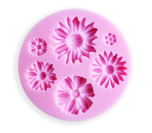 Sunflower Silicone mold - 6 Designs