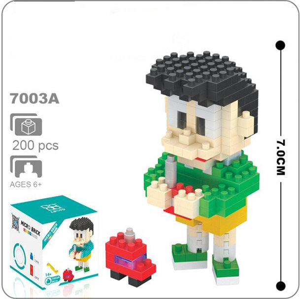 Doraemon Micro Building Block Bead Model Dorami Nobi Nobita and Friends