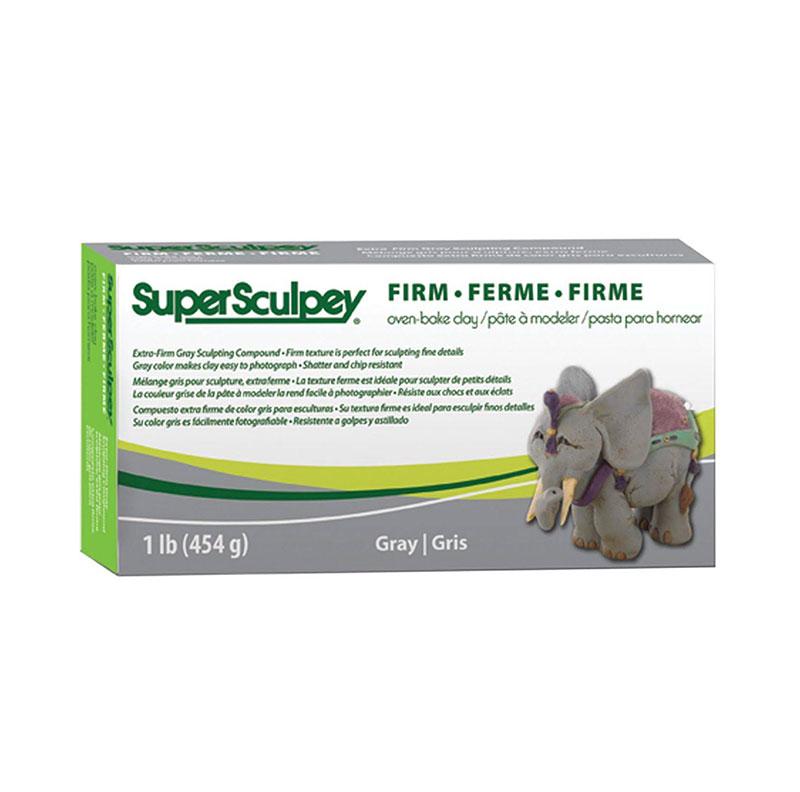 Super Sculpey Firm 1lb/ 454g (Gray)