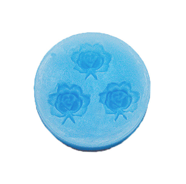 3 Cavities Mini Flower Silicone Mold 003