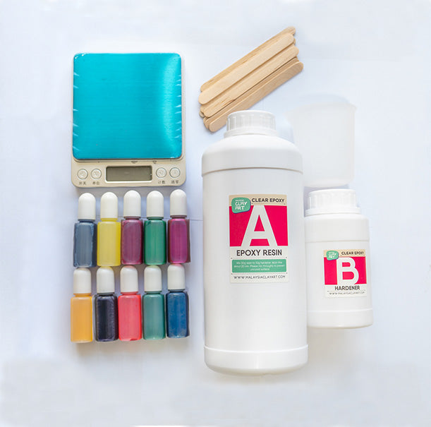 Basic Set - AB Clear Epoxy Resin set | AB Resin Art Kit