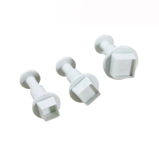 Square Plunger Cutter - Set of 3