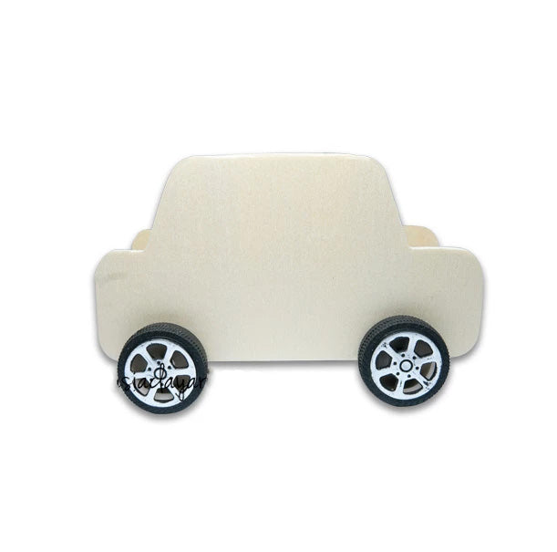 Wooden Moving Car DIY craft project