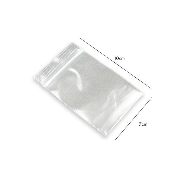 100 pcs Thick Zip Lock Bag 7cm x 10cm